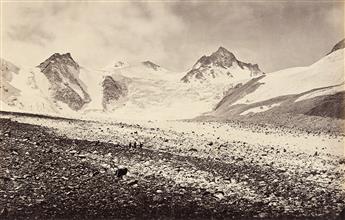 SAMUEL BOURNE (1834-1912) A group of 10 photographs, primarily landscapes, including images made on expeditions to the Himalayas.